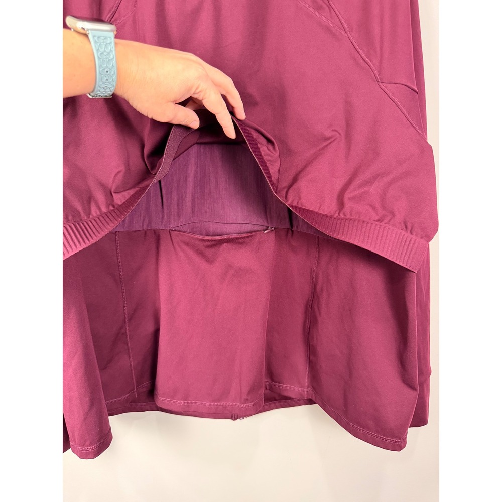 Fabletics Burgundy Full Zip Active Jacket Athleti… - image 7